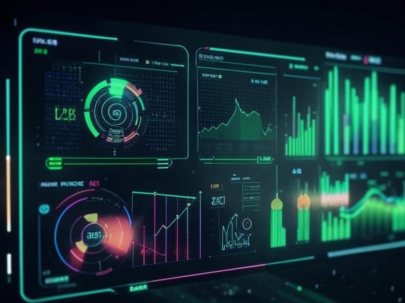 AI dashboard interface mockup