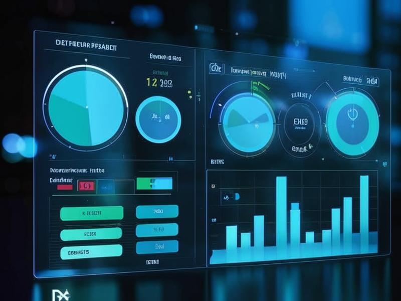CRM dashboard interface mockup